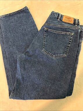 High Sierra Men's Dark Blue Straight-Leg Jeans
